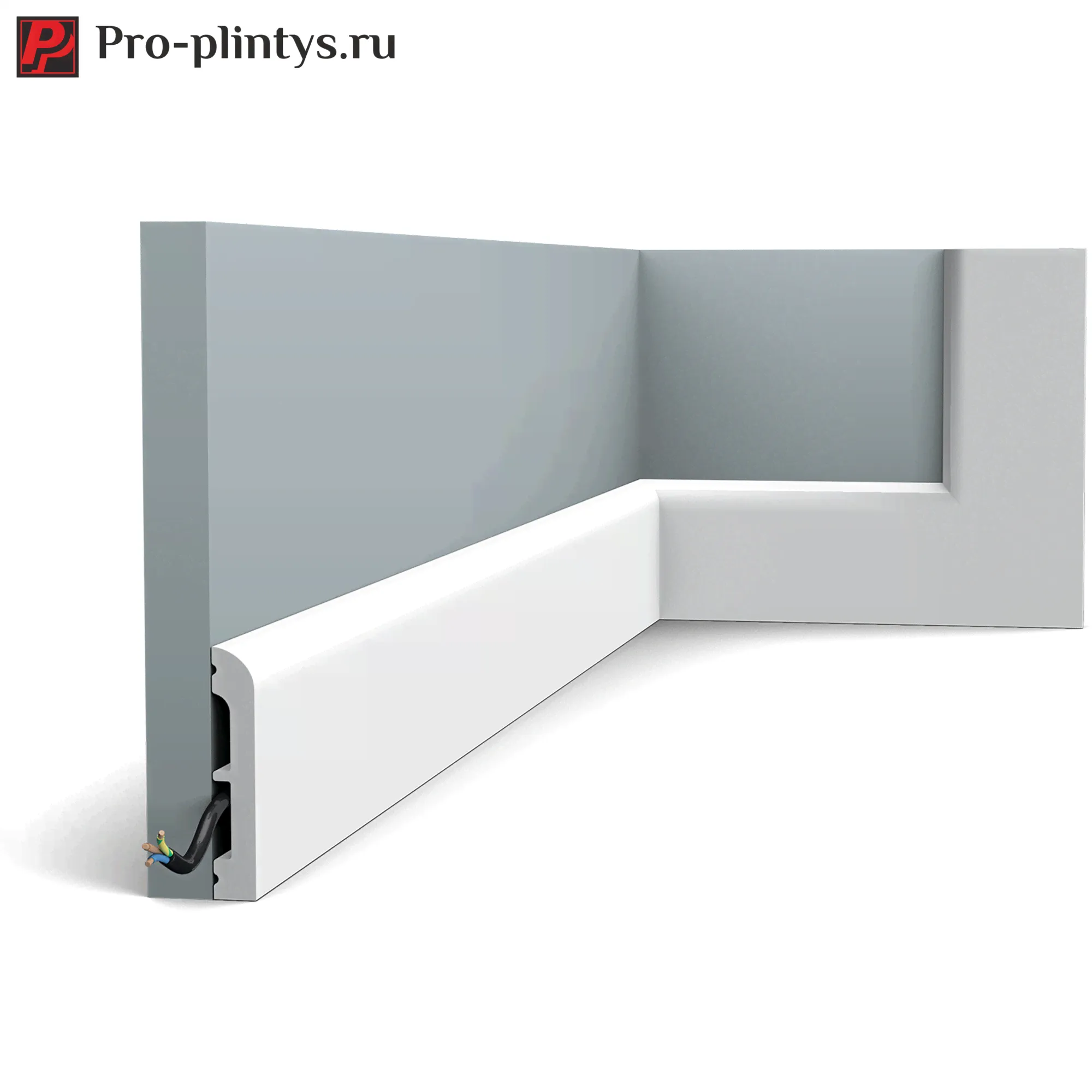 SX183Flex плинтус гибкий Orac Decor Axxent/Орак Декор Акцент под покраску-2